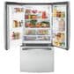 GE Appliances 17.5 Cu. Ft. Counter-Depth French-Door Refrigerator in Fingerprint Resistant Stainless Steel, , large