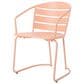Hearth and Haven Santa Monica 3-Piece Outdoor Bistro Set in Coral, , large