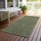 Dalyn Rug Company Soft Essentials Solid Olive 2"3" x 7"6" Runner, , large