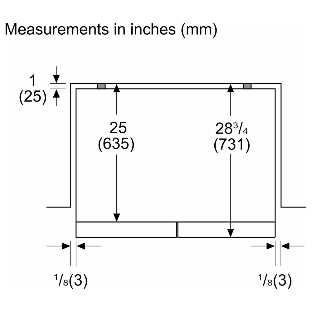Bosch 100 Series 21.6 Cu. Ft. French Door Bottom Mount Refrigerator in Stainless Steel, , large