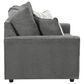 Ashley Stairatt Stationary Sofa and Loveseat Set in Gravel, , large