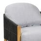 Hearth and Haven Grotta Outdoor Club Chair with Light Teak Frame in Gray (Set of 2), , large