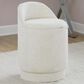 Lumisource Marla Upholstered Vanity Stool in Cream, , large