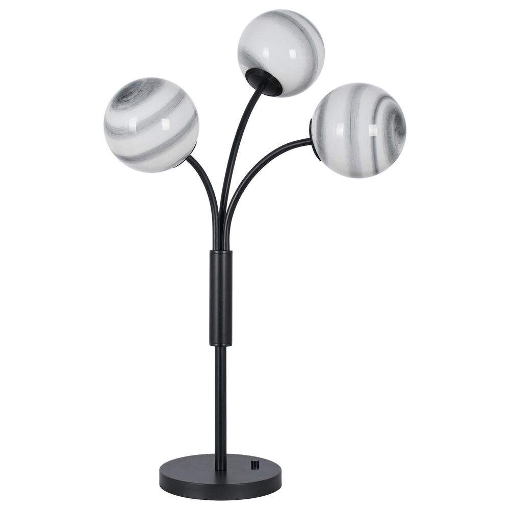 Lamps Per Se Globe Table Lamp in Black, , large