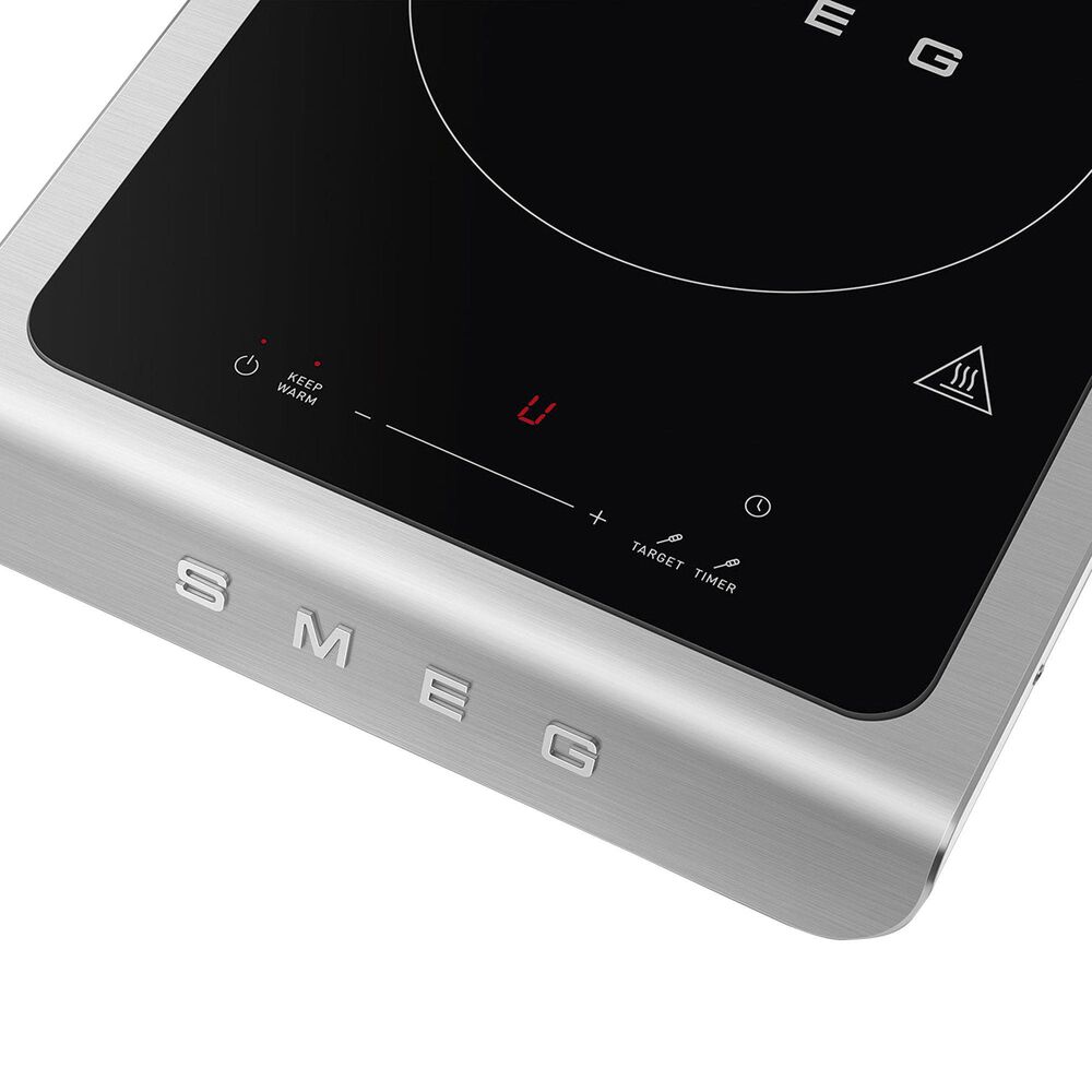 SMEG 12"Portable Induction Cooker in Matte White, Grey and Black, , large