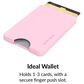 Velvet Caviar MagSafe Phone Wallet in Strawberry Milk, , large