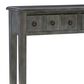 Linon Home Decor Sadie Console Table in Distressed Dark Grey, , large
