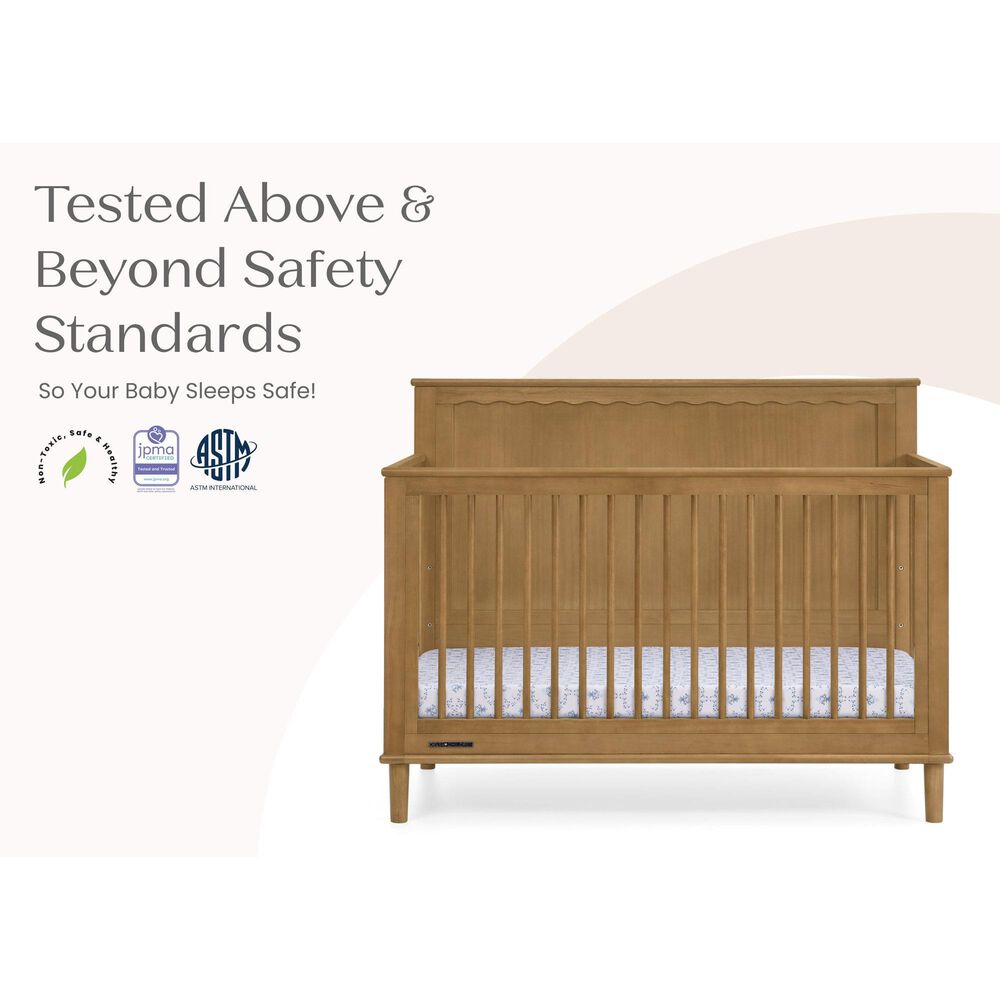 Delta Children Penelope 6-In-1 Convertible Crib in Acorn, , large