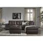 Ashley Barlin Mills Oversized Accent Ottoman in Umber, , large
