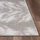 Kas Oriental Rugs Luna Herringbone 9"10" x 13"2" Silver and Gold Area Rug, , large