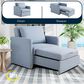 Lifestyle Solutions Blair Convertible Chair in Blue, , large