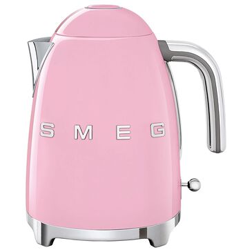 Smeg 7-Cup Stainless Steel Retro Style Electric Kettle in Pink, , large