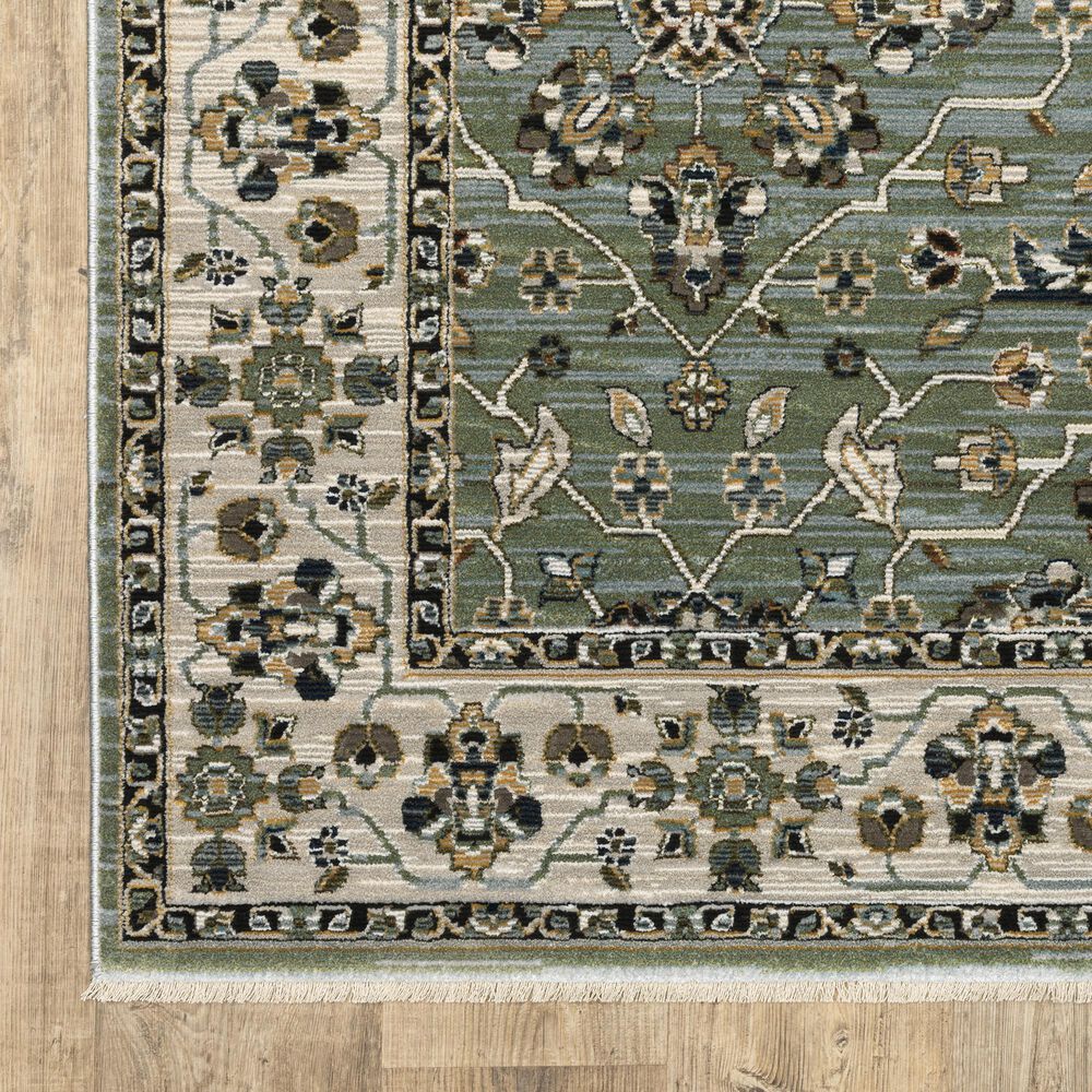 Oriental Weavers Keira KEI07 Blue and Green 6&#39;7&quot; x 9&#39;6&quot; Area Rug, , large