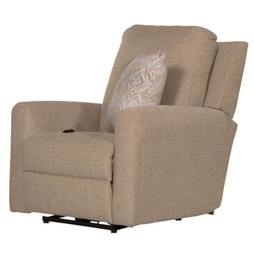 Catnapper Calvin Power Wall Hugger Recliner in Putty, , large