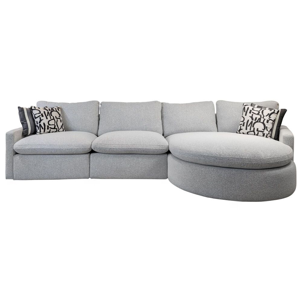 Soundscape 3-Piece Sectional in Pumice, , large