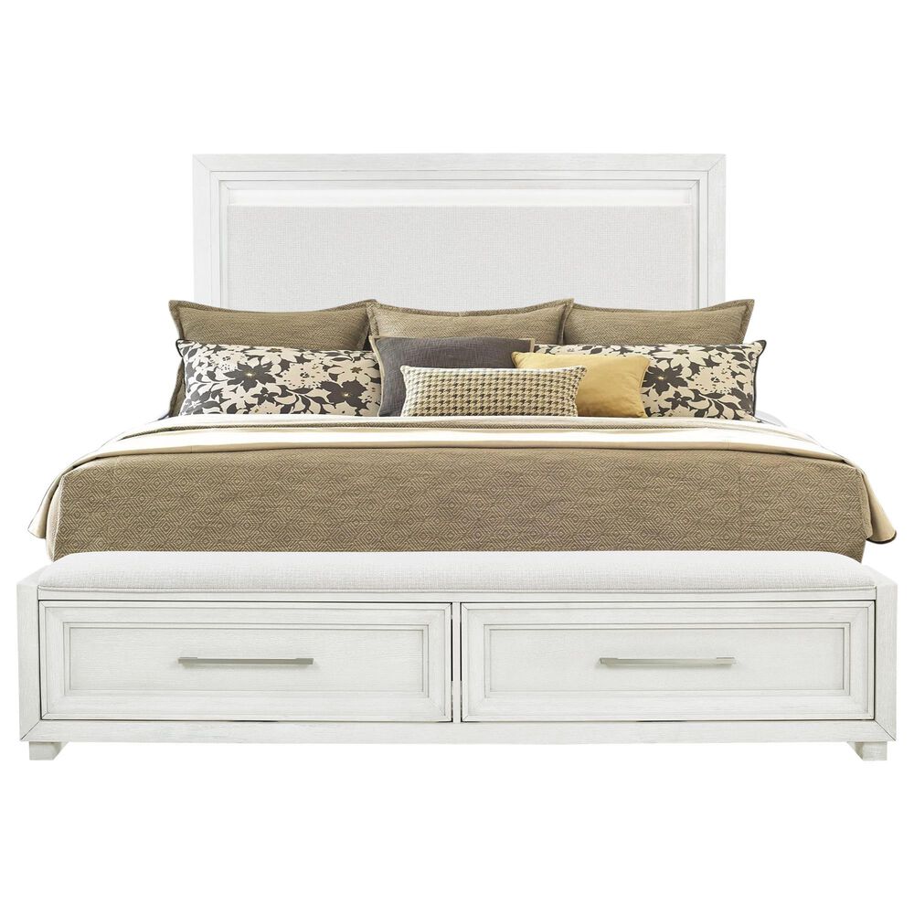Sasha Lee 3-Piece King Storage Bedroom Set in Brushed White, , large