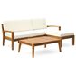 Noble House Wilcox 5-Piece Patio Sectional Sofa Set in Beige, , large