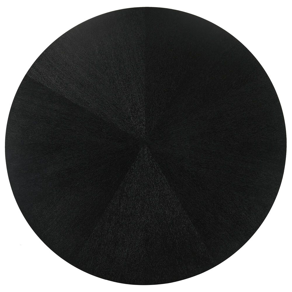 Blue River Cirque and Lima 5-Piece Round Dining Set in Black, , large