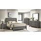 Titanic Furniture Durham 4-Piece Queen Panel Bedroom Set in Gray, , large