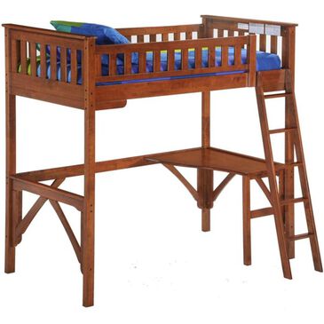 New Day Furniture Twin Desk Loft Bed, , large