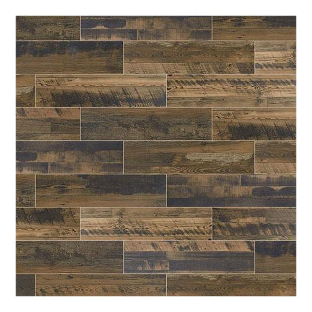 Marazzi Preservation Aged Walnut 9" x 36" Porcelain Tile, , large