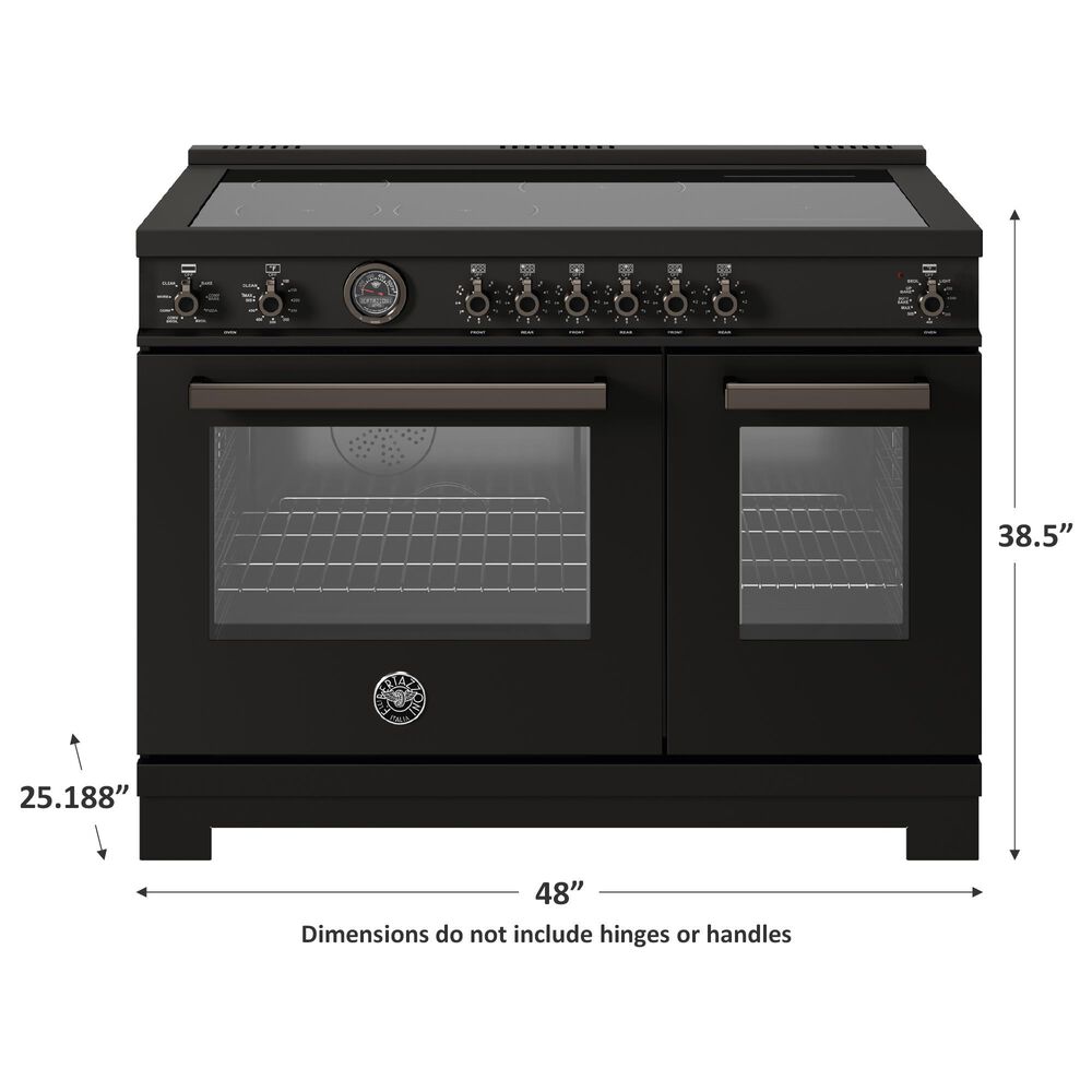 Bertazzoni Professional 7.1 Cu. Ft. Freestanding Induction Electric Range in Carboni, , large