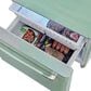 Unique Appliances Classic Retro 18 Cu. Ft Bottom Freezer Refrigerator in Summer Mint Green, , large