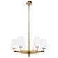 Hunter Nolita 6-Light Chandelier in Alturas Gold, , large