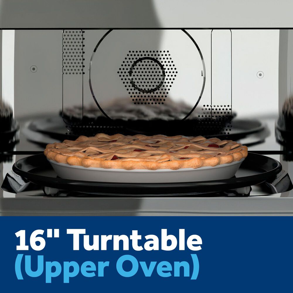 GE Profile 2-Piece Kitchen Package with Stainless Steel 30" Built-In Microwave Combination Wall Oven and Black 30" Electric Cooktop, , large