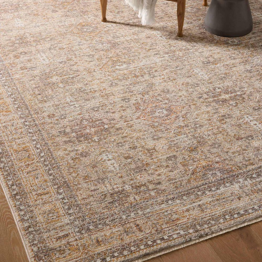 Angela Rose Blake 4&#39; x 5&#39;7&quot; Oatmeal and Spice Area Rug, , large