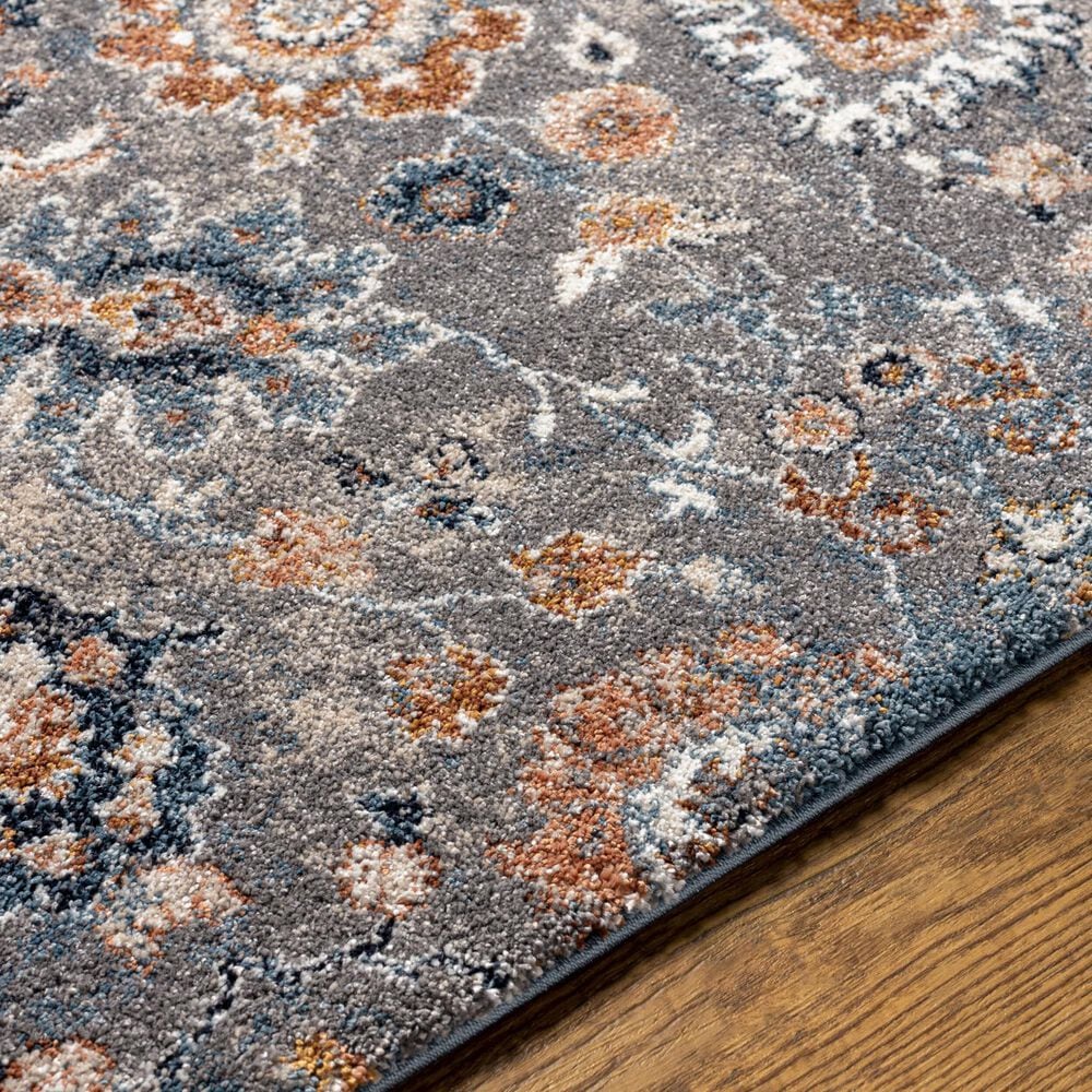 Surya Tuscany TUS-2333 Gray, Light Beige, Cream, Dusty Coral, Brown, Blue, Bright Yellow and Dark Blue 12&#39; x 15&#39; Area Rug, , large