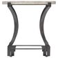 Bernhardt Sayers Side Table in Oil-Rubbed Bronze and White, , large