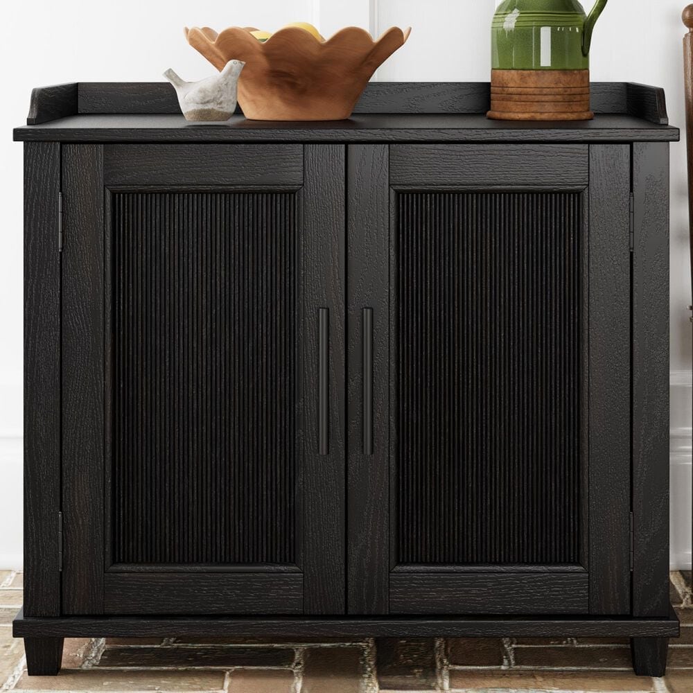 Riverside Furniture Calhoun Bachelors Chest in Ebony Whiskey Oak, , large