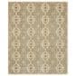 Karastan Divina Gloriana 12" x 15" Cream Area Rug, , large