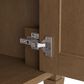 James Martin Brittany 48" Single Bathroom Vanity in Pecan with 3 cm Eternal Jasmine Pearl Silestone Top and Rectangular Sink, , large