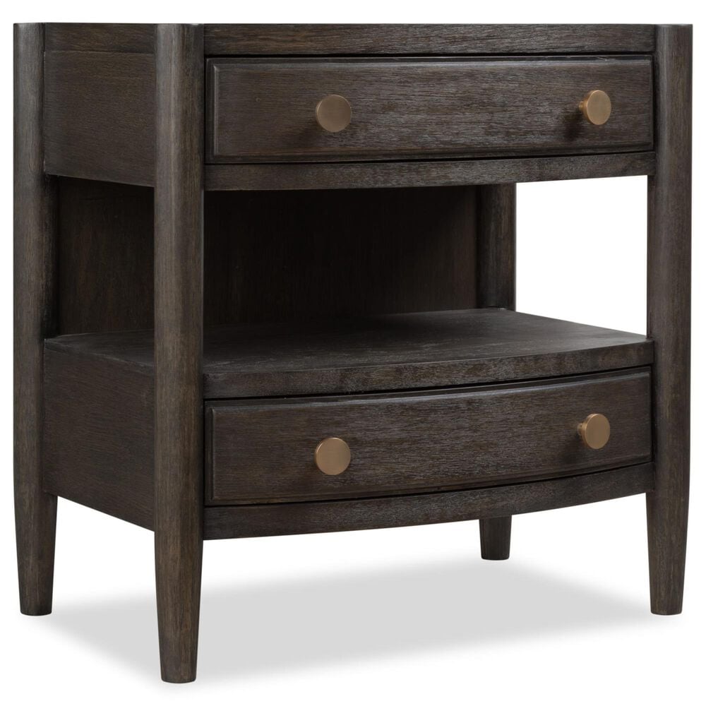 Urban Home Rockport 2-Drawer Nightstand in Yin, , large