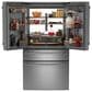 Cafe 23.2 Cu. Ft. Smart Counter-Depth French Door Refrigerator in Stainless Steel, , large