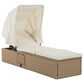 Furniture of America Amna Daybed with Sun Cover in Natural, , large