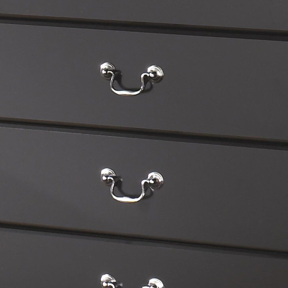 Ashley Huey Vineyard 5-Piece Twin Bedroom Set in Black, , large