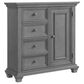 Oxford Baby Weston 2-Piece Crib and Dresser Nursery Set in Dusk Gray, , large