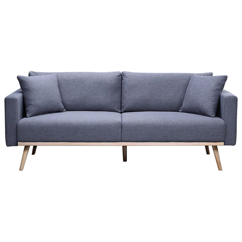 HOMLUX 3-Piece Sofa Loveseat Chair Set with USB Ports and Pockets in Dark Gray, , large