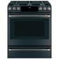 Cafe Handle and Knob Kit for Built-In Range in Brushed Black, , large