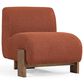 Classic Home Chelsea Accent Chair in Rust, , large