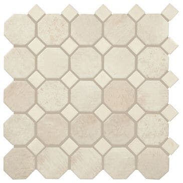 Dal-Tile Relicca Unbound 12" x 12" Octagon Dot Ceramic Mosaic Sheet, , large
