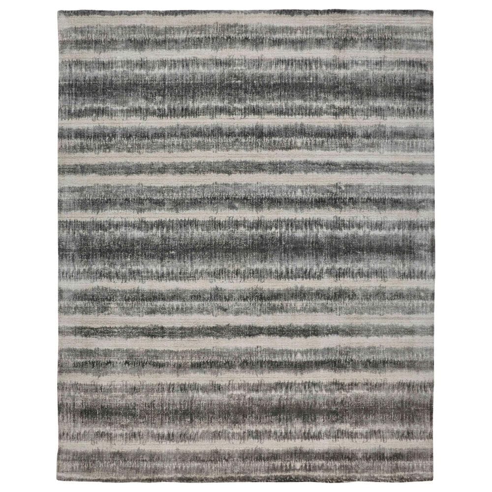 Feizy Mackay 5" x 8" Charcoal Area Rug, , large
