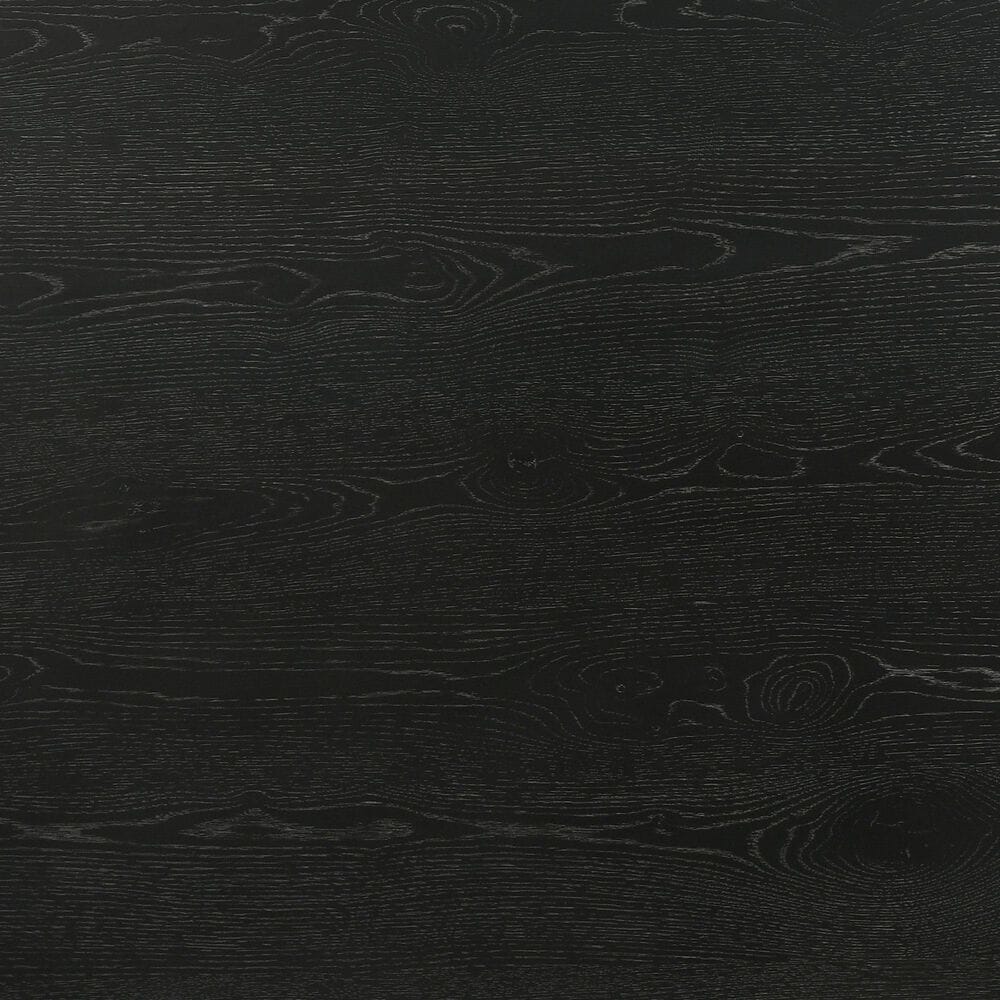 HOMLUX 20"W Round Wood Console Table Contemporary Pedestal Design in Ebony Black, , large