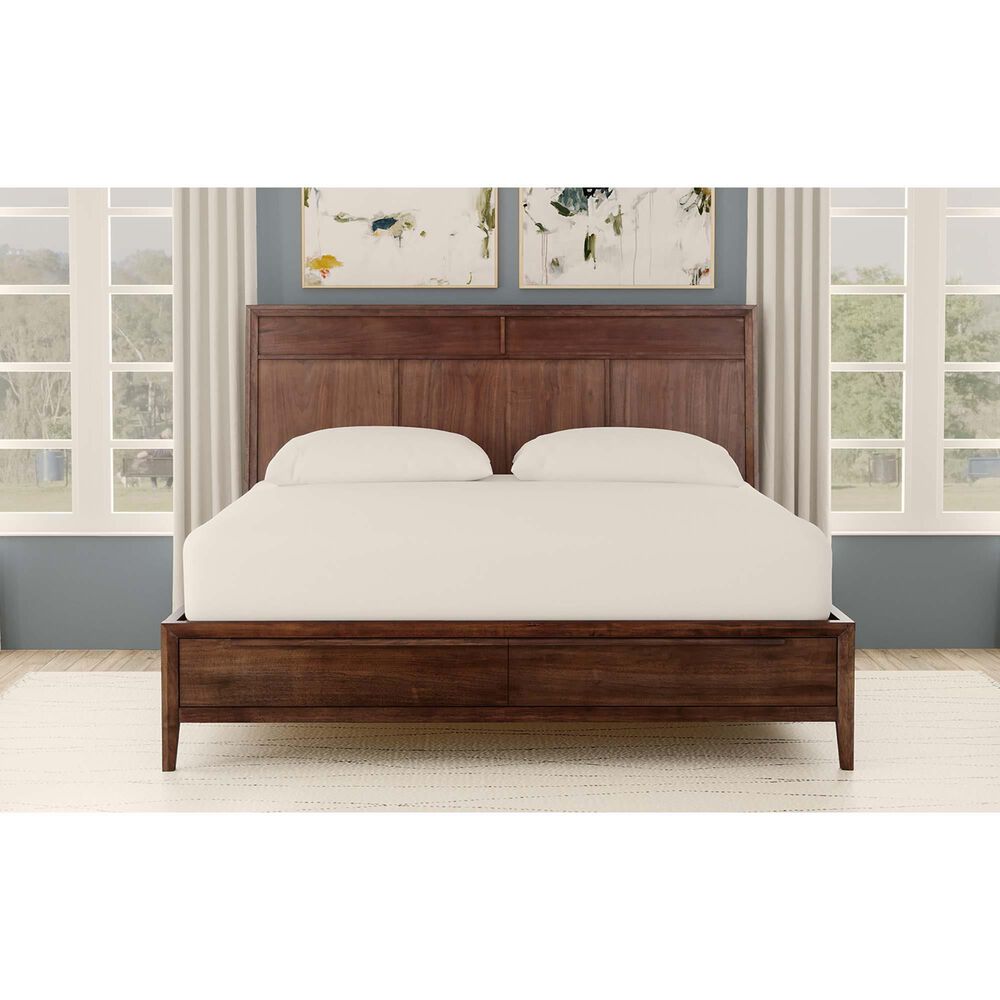 A-America Ralston Queen Storage Bed in Dark Amber, , large