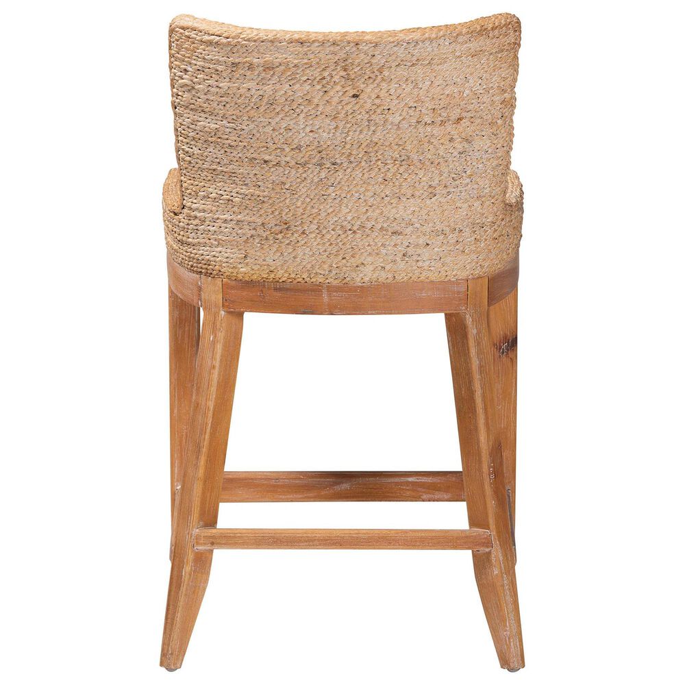 Baxton Studio Ridley Counter Stool in Whitewash, , large