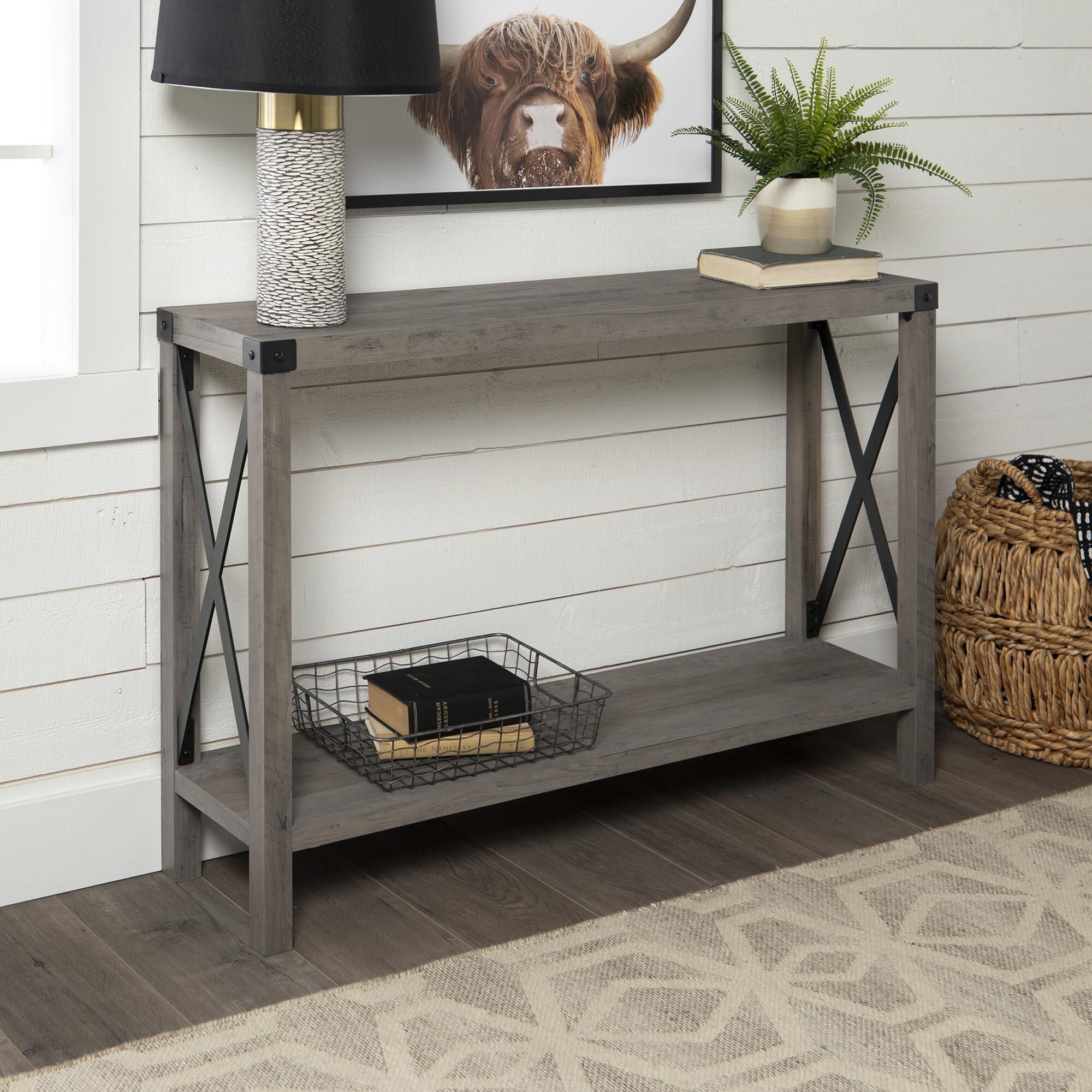 Walker edison hotsell entry table
