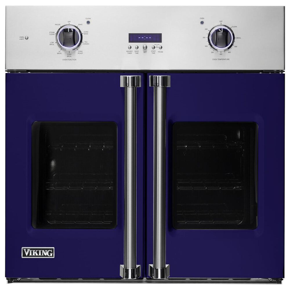 Viking Range 30" French Door Oven in Cobalt Blue, , large
